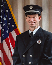 Firefighter Jason Beck