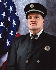 Firefighter Jonathan Metz